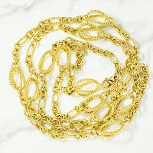 David Yurman 18k Yellow Gold 32'' Necklace